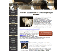 Tablet Screenshot of breyerhorsecollectors.com